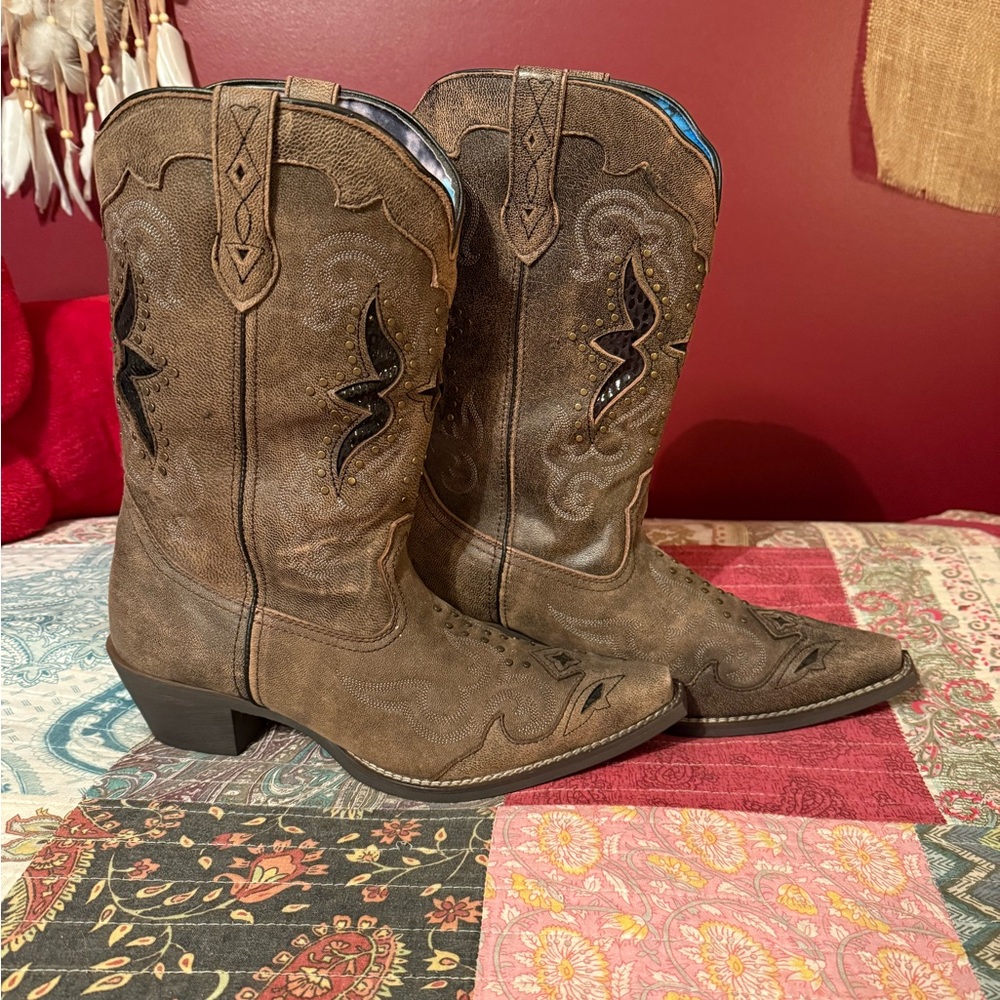 Brown Western Cowboy Boots